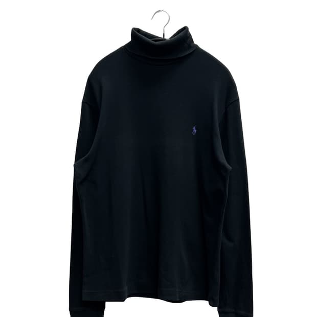 폴로랄프로렌 터틀넥 긴팔 티 블랙