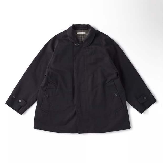 [38]올드조 FLY FRONT DUSTER JACKET BLACK
