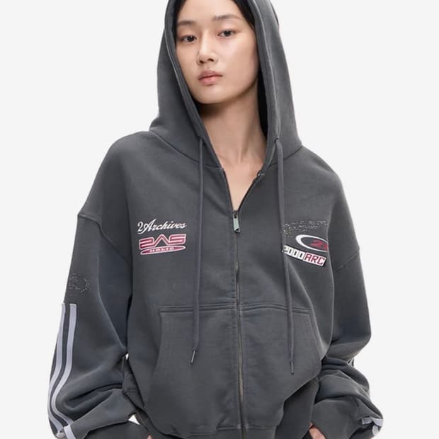 2000아카이브 후드집업