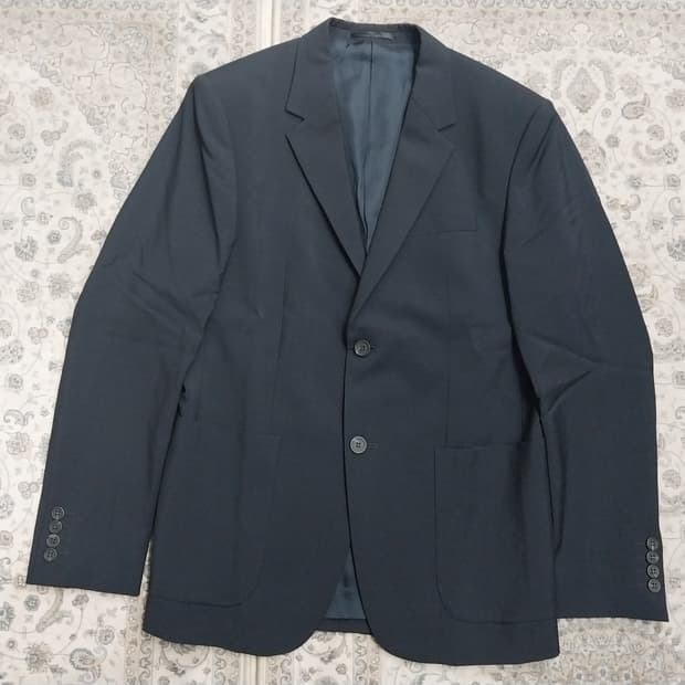 COS 진네이비 울 혼방 블레이져 48