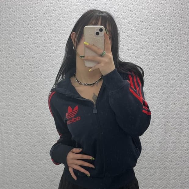 아디다스 올드스쿨 레트로 희귀 검발 후드 져지 집업 90 C07449