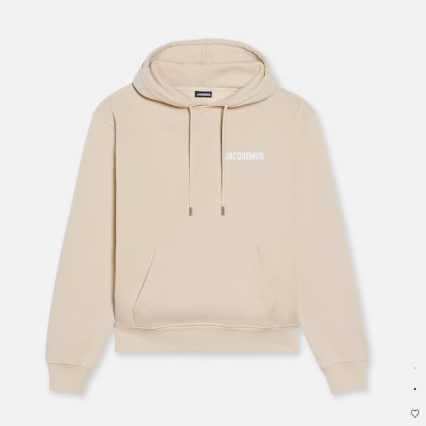 Jacquemus 자크뮈스 후드티 베이지