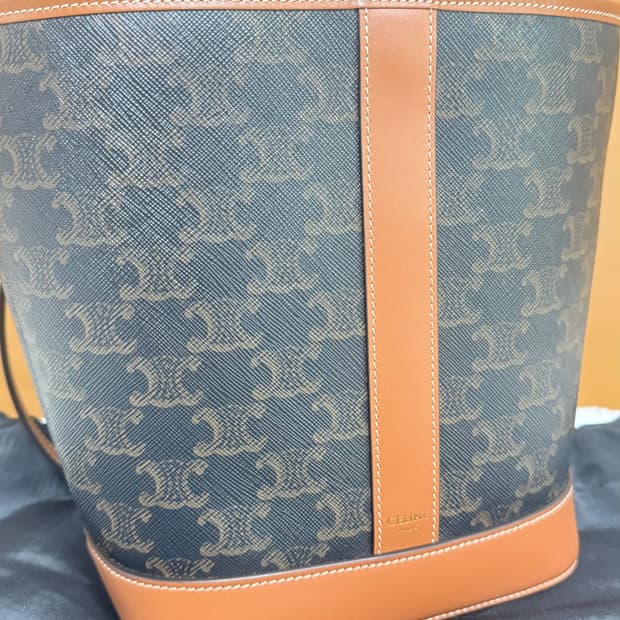 셀린느 트리옹프 스몰 버킷백