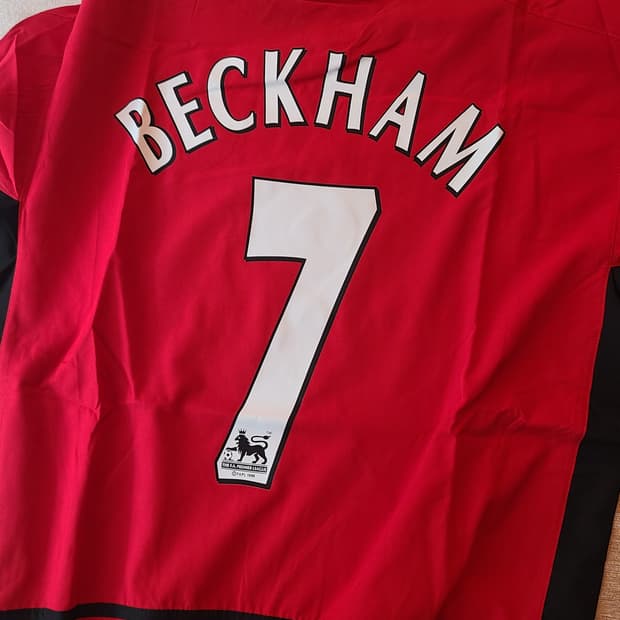 맨유 베컴 긴팔 유니폼