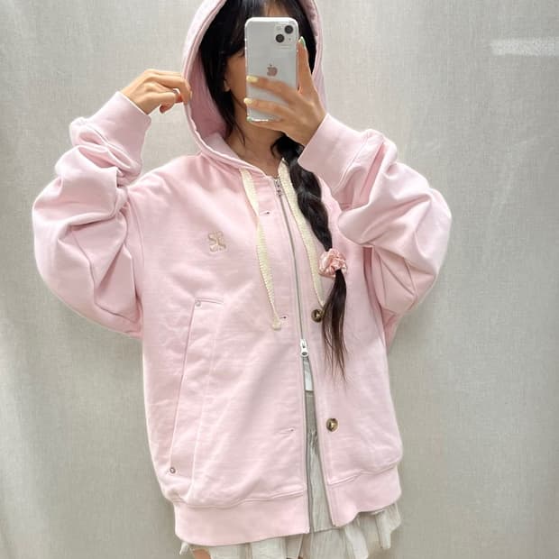 세터 테오 코튼 올 데이 후드 집업/#3611