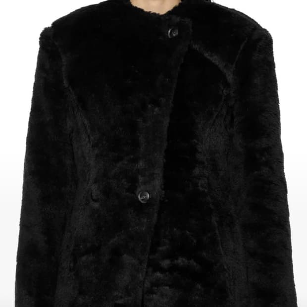 포르테나 페이 비건 퍼 재킷