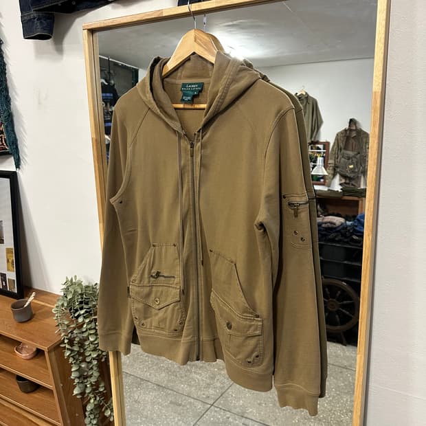 00s 로렌 랄프로렌 택티컬 후드집업