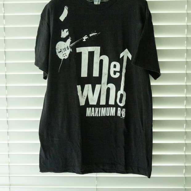 80s The Who Tour 티셔츠 더 후