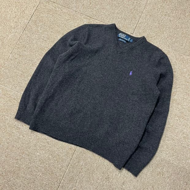 폴로 랄프로렌 브이넥 니트