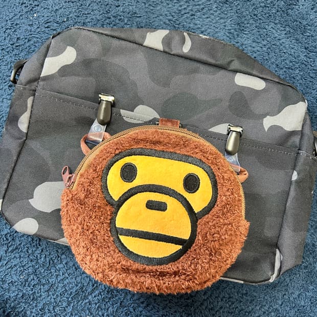 BAPE CAMO 멀티 포켓 백 & 마일로 파우치