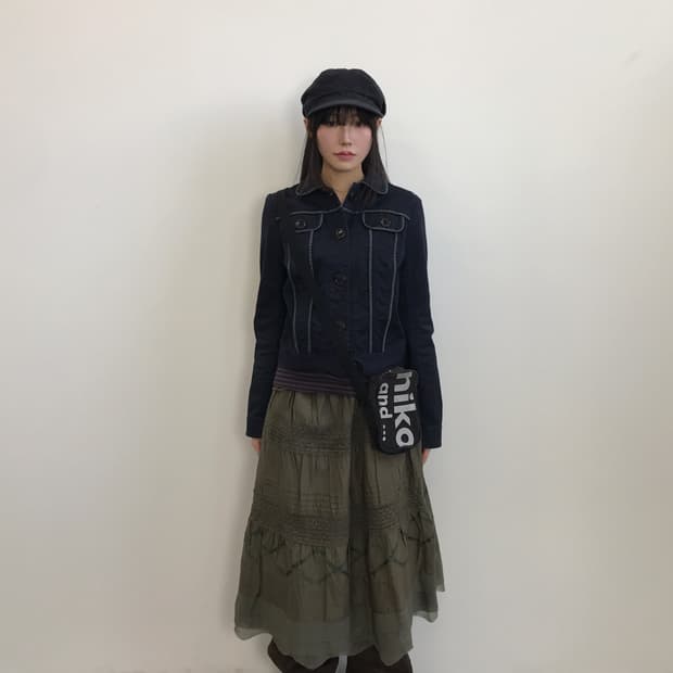 Marc Jacobs Dark Navy Button Jacket