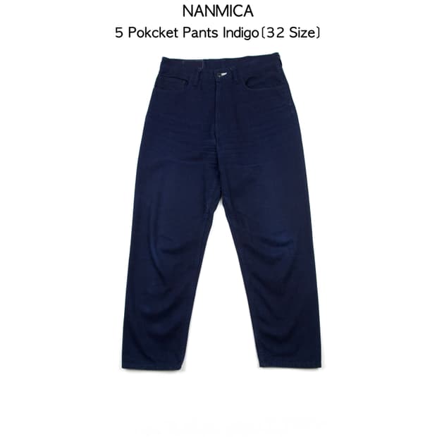 Nanamica 5포켓 데님 인디고