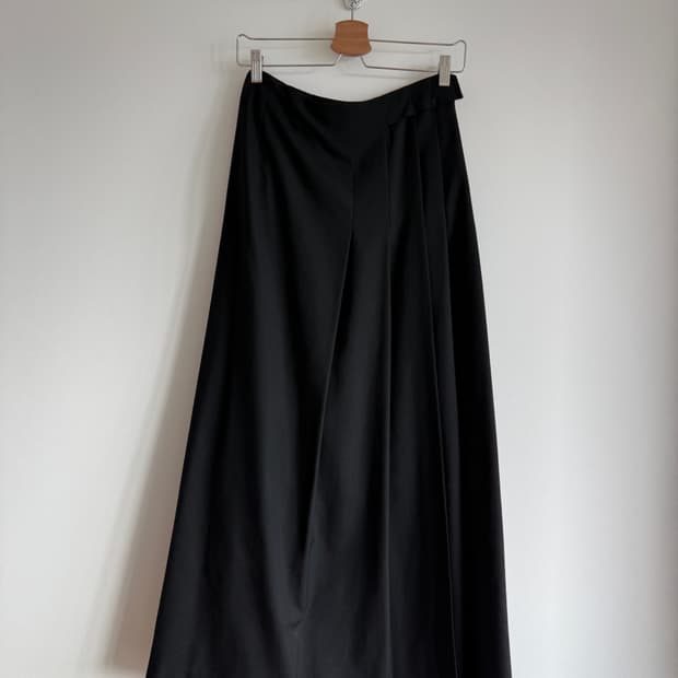 Pre owned 울 롱 스커트