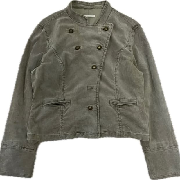 Spencer 밀리터리 더블 버튼 숏 나폴레옹 자켓