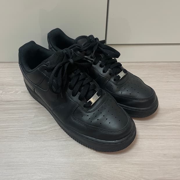 나이키 에어포스 블랙 280