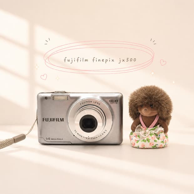 후지필름 파인픽스 JX500 실버 ✨ 깔끔한 입문용 감성디카 💕
