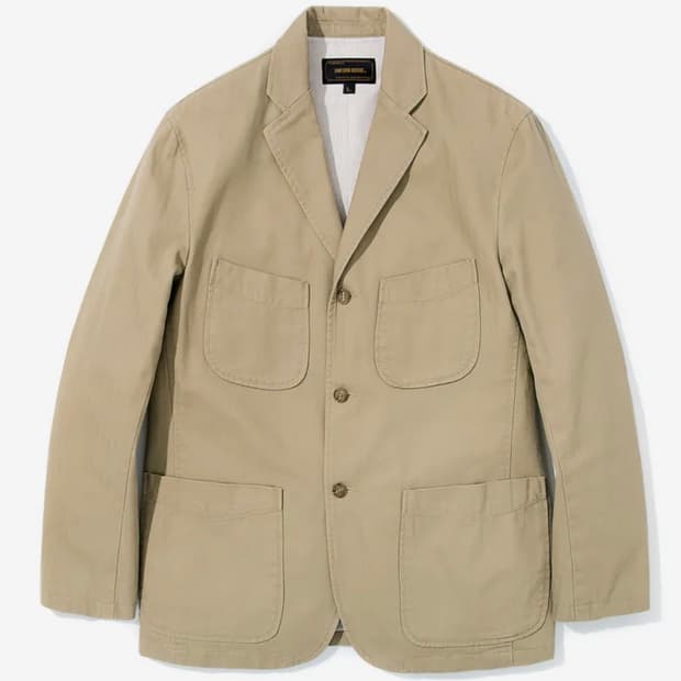 유니폼브릿지 베이지 블레이저