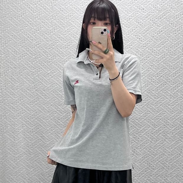 버버리 브릿 빈티지 캐주얼 PK 반팔 카라티 M C13039