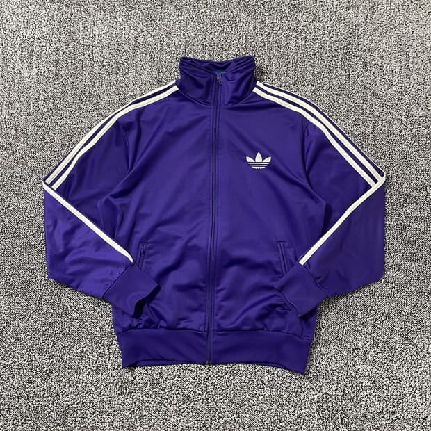 빈티지9. 아디다스 아디컬러 클래식 파이어버드 져지 트랙탑 퍼플