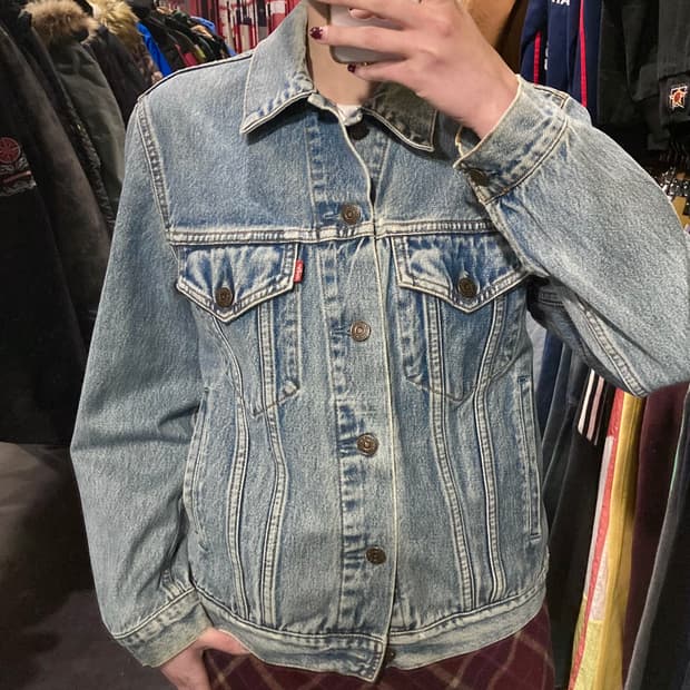 [IM]리바이스 워싱 연청 데님자켓
