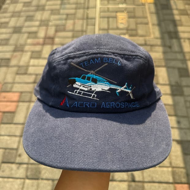 90s Vintage team bell camp cap🧢