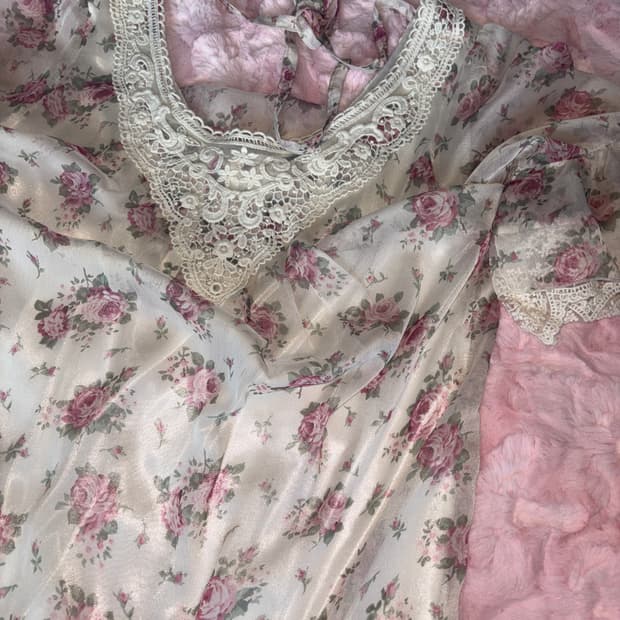 플라워 빈티지 원피스