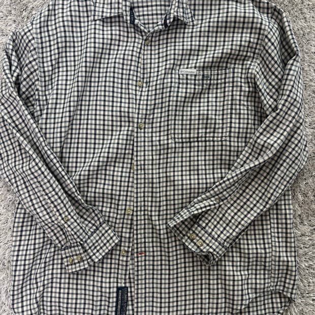 일본판 콜럼비아 체크셔츠 사이즈 105-110