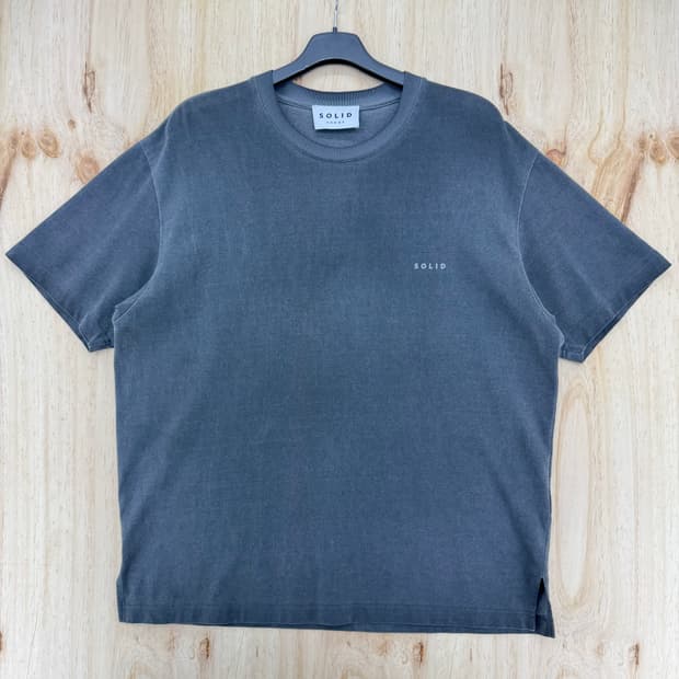 [48] 21FW 솔리드옴므 SOLID HOMME 백로고 반팔 티셔츠