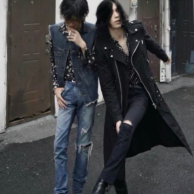 꼼데가르송 옴므플러스 코튼 라이더스코트