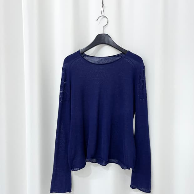 YOHJI YAMAMOTO NOIR cotton/cashmere knit