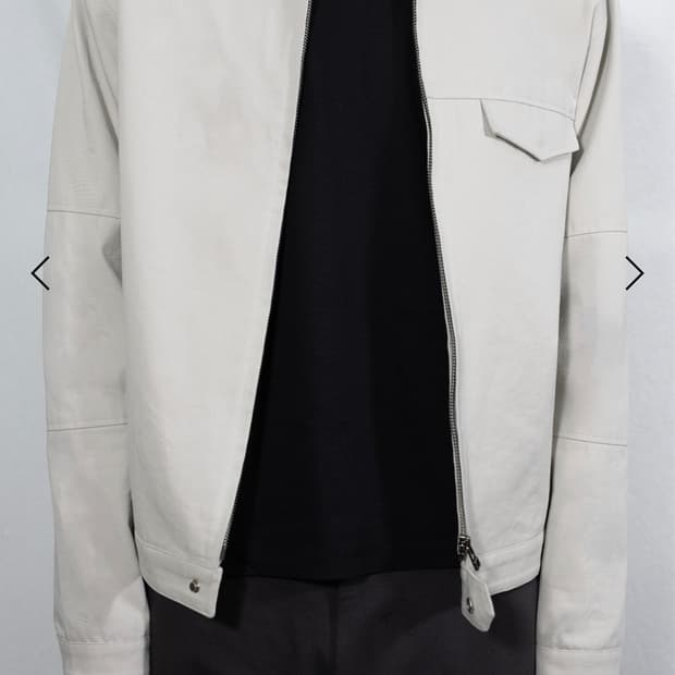 Les Rib mechanic jacket (Dusty white) 2