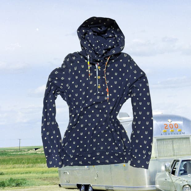 네이비 멀티 버튼 후디