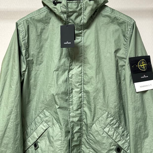 스톤아일랜드 멤브라나 브리더블 워터 자켓 XL(105-110) 국내판