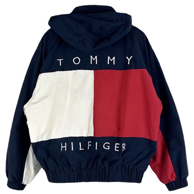 [S] TOMMY HILFIGER 리시버블 빅로고 올드스쿨 오버핏자켓