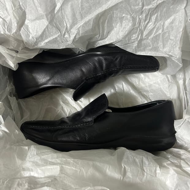 Prada sports slip on loafers
