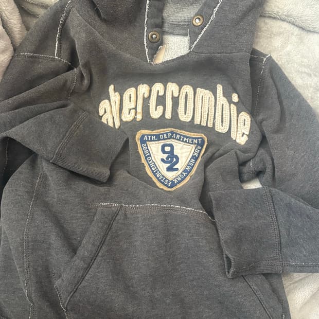 아베크롬비 회색 후드티