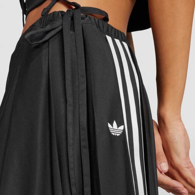 아디다스 리본 플리티드 맥시 스커트 - 블랙 / JW0114 44