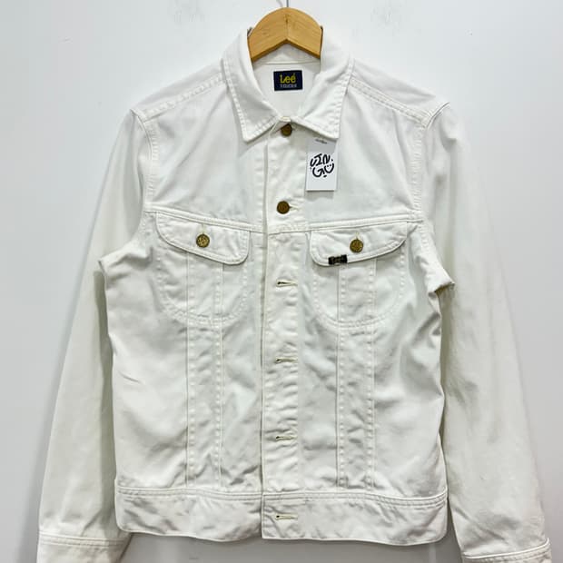 90s lee raiders 일본판 트러커 화이트 데님자켓