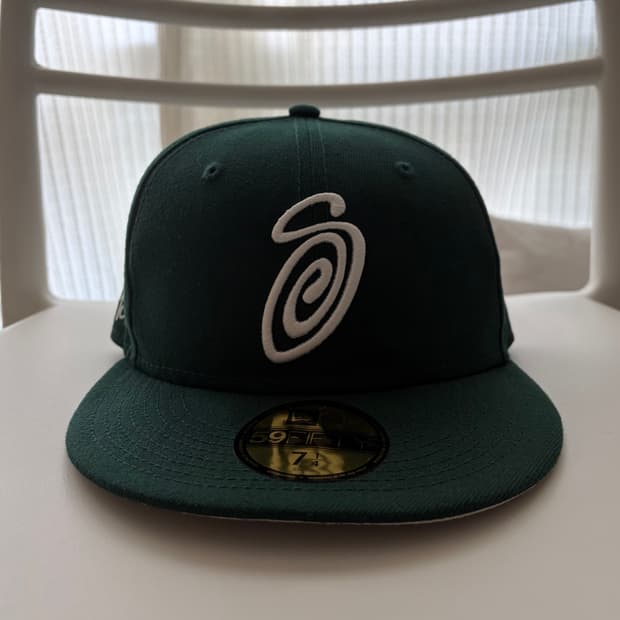 Stussy New Era Cap Green