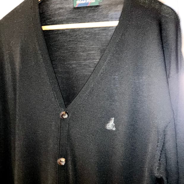 빈폴 가디건 블랙