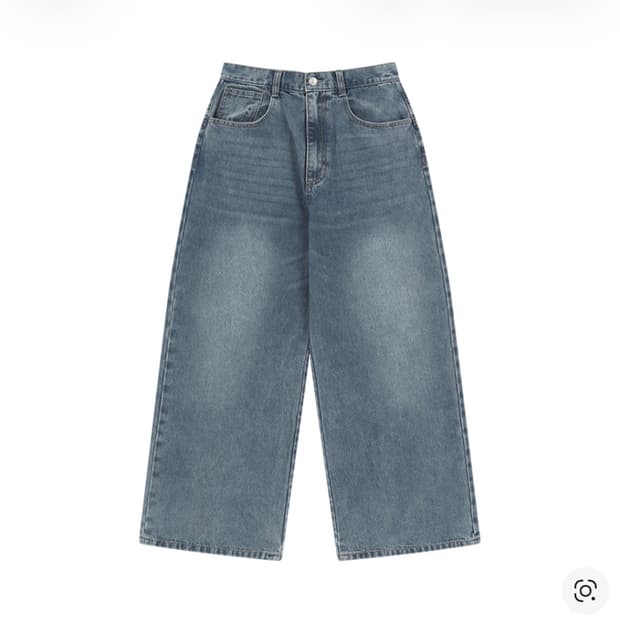 코이세이오 더블 스티치 데님 팬츠 블루