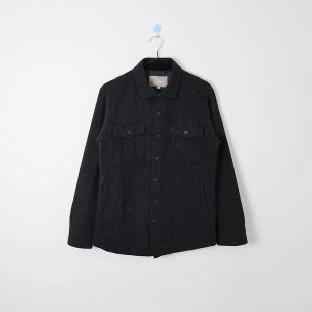 United Arrows Wool Quilted Shirt Jacket