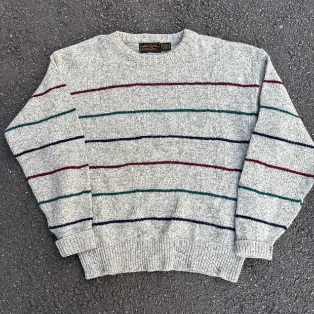 80년대 미국 에디바우어 헤비울 스웨터