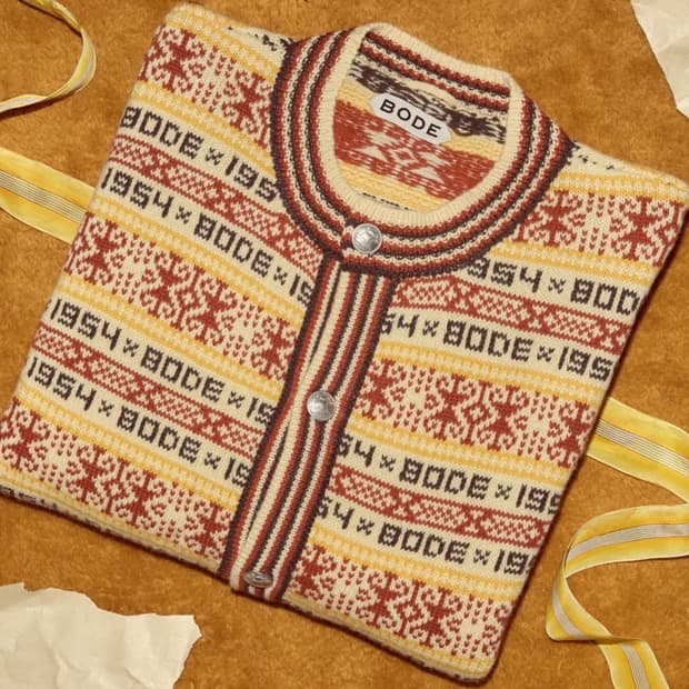 [M,XL]보디 BODE Marzipan 울 집업 가디건