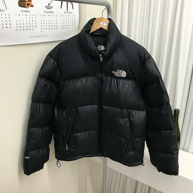 노스페이스 블랙 700 눕시 패딩