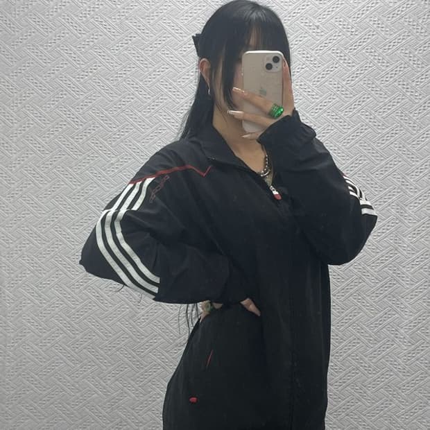 아디다스 올드스쿨 레트로 프레데터 바람막이 자켓 90 C08255