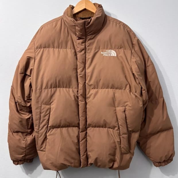 노스페이스 눕시 패딩 브라운 105