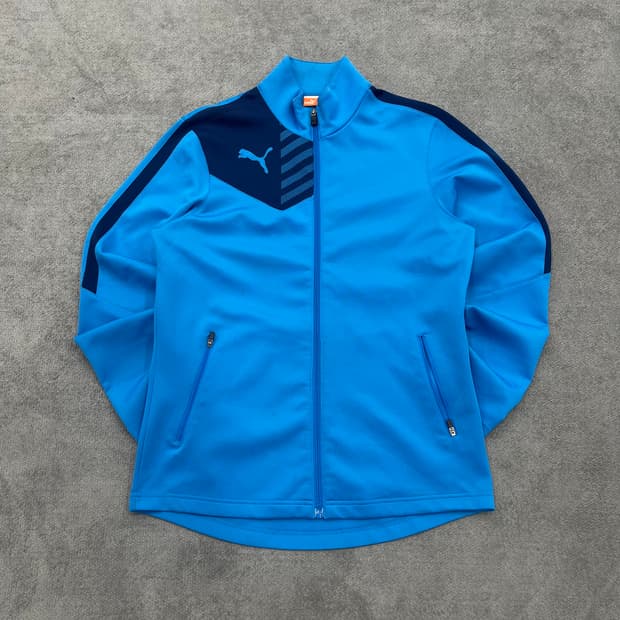 L 푸마 블루 트랙 자켓