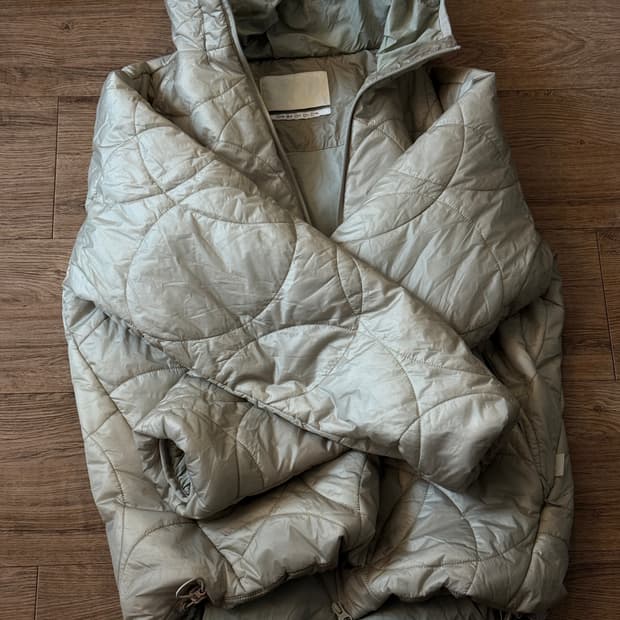 스컬프터 경량패딩 퀼팅자켓 베이지 S