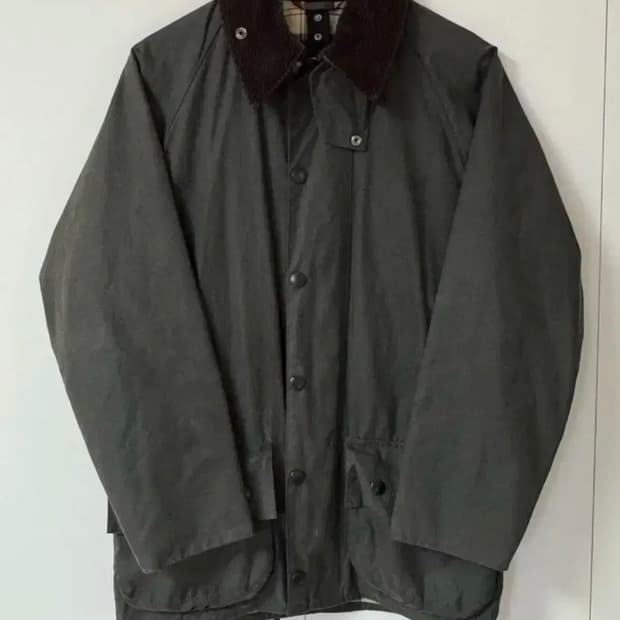 바버 뷰포트 왁스 자켓 c34 세이지